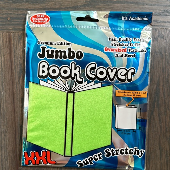 3/$15. 6 JUMBO BOOK COVERS FITS OVERSIZED BOOKS FREE BOOKMARK - FITS 10x15” - Picture 4 of 9